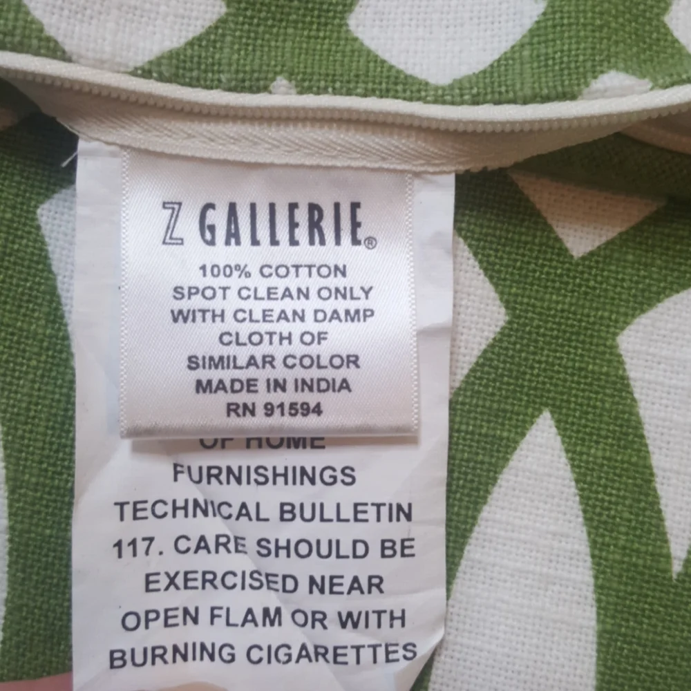 Z Gallerie Pillow Cover